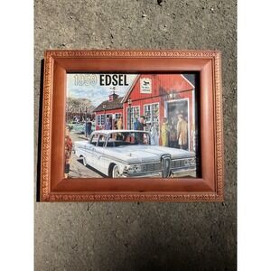 1959 Edsel Americana Limited Edition Glossy Art Print Poster 13x11 Framed